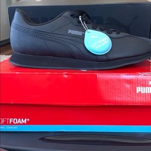 Puma Turin II soft foam+ black sneaker